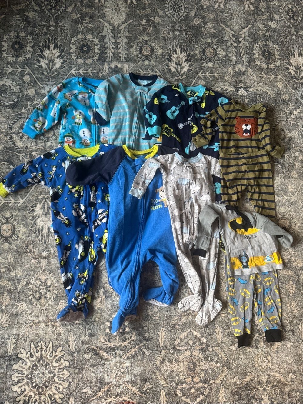 Bundle of 8 Baby PJs